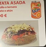 Menú Patatas Asadas