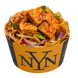 Noodles sticky  tofu
