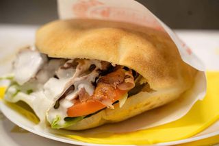 Menù falafel panino