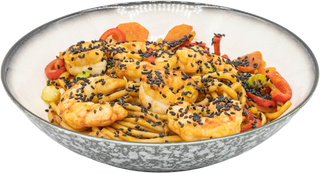 Creveti yakisoba