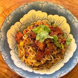 Vermicelli riso ragu di manzo