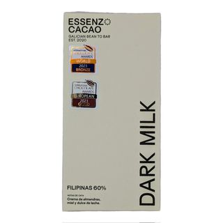 Essenzo Cacao Tableta de chocolate Filipinas 60% Dark Milk