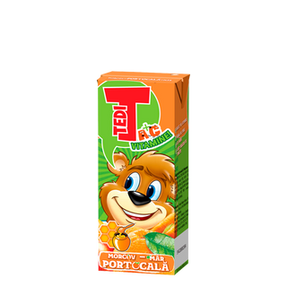 Tedi Morcov-Mar-Portocala cu pai 0.2L