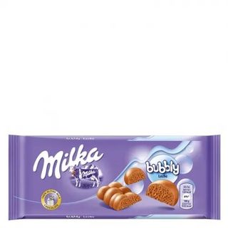 Chocolate con Leche Y Burbujas Bubbly Milka 90 Gr.