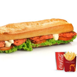 Tikka Baguette menù