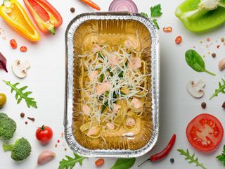 Паста с семгой