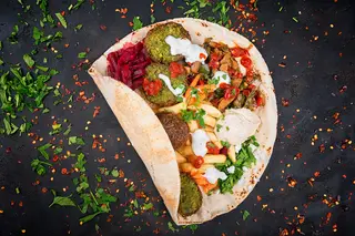 Shaorma falafel mica