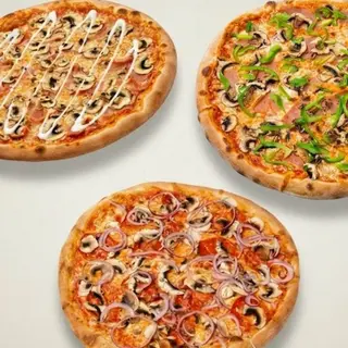3 Pizzas de 35 cm.