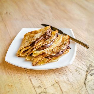 60. Nutella, Panna con granella di Nocciola