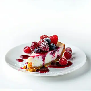 Bicchiere cheesecake frutti di bosco