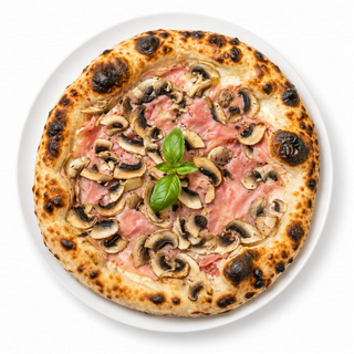 Pizza Prosciutto Funghi – 650 g