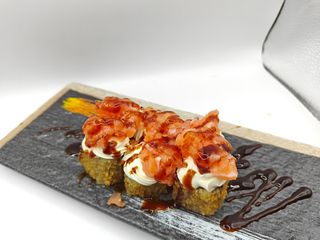 40 Hoso fritto con salmone