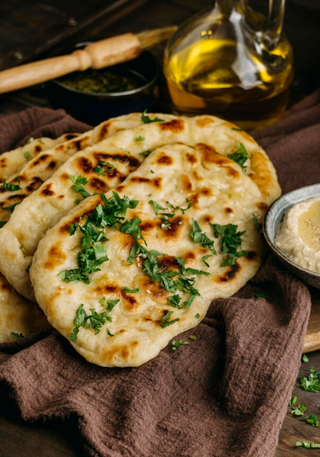 Garlic naan