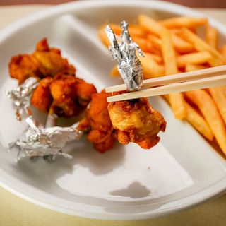 Coscia di pollo croccante con patate