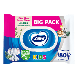 Туалетний папір Zewa Baby Moist вологий (80шт)