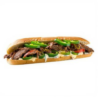 Bocadillo De Ternera Y Pimiento Verde