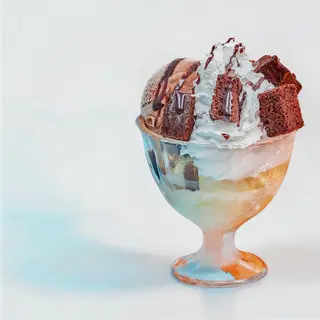 Chocolate Fudge Volcano