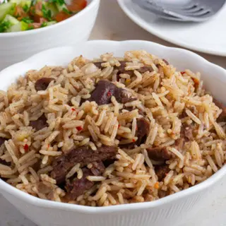 Special Pilau with Kachumbari
