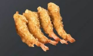 Langostino con Pan Rallado y Salsa Coco (6 uds.)