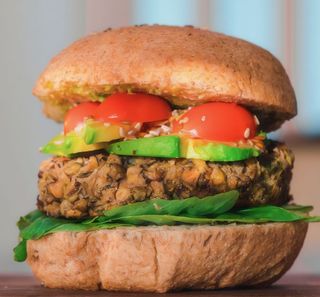 Menú Hamburguesa vegetal