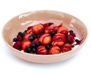 Міні сирники з ягодами