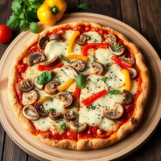 Pizza Vegetal Con Atún (36 Cm.)