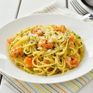 Spaghete A.O.P. cu creveți