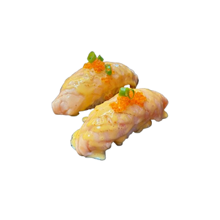 NIGIRI SALMÓN FLAMEADO TOBIKO (2u)