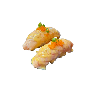 NIGIRI SALMÓN FLAMEADO TOBIKO (2u)