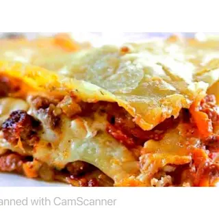 Macaroni gratinado