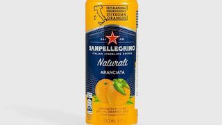 San Pellegrino-ფორთოხლის გაზიანი სასმელი ქილაში 330მლ