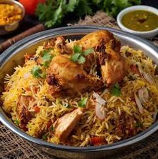 Desi daba biryani