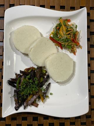 Liver Dry Fry with Ugali White