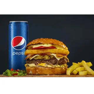 Fat Dublin - Bacon extra Jalapeno + pepsi ili coca cola 