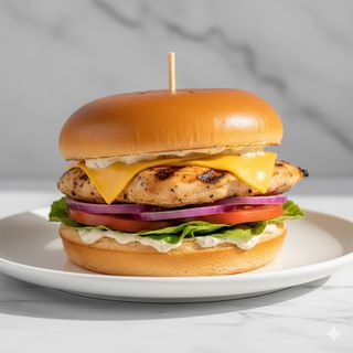 Hamburguesa Con Queso