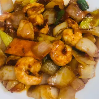 A76. Gambas Con Picante