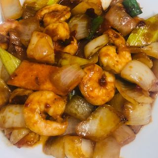 A76. Gambas Con Picante