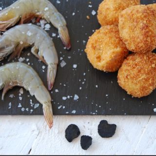 Croquetas De Langostinos Con Trufa Negra (8 Uds.)