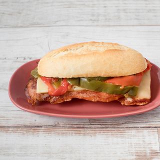 Lomo a la plancha con queso O pimiento mini