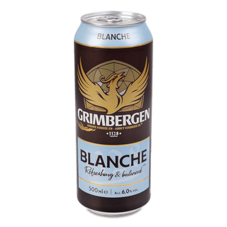 Пиво Grimbergen Blanche світле з/б (0,5л)