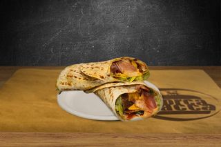 Angus bacon cheese tacos