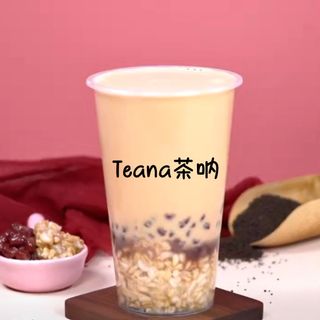 bubbletea con avena e fagioli rossi
