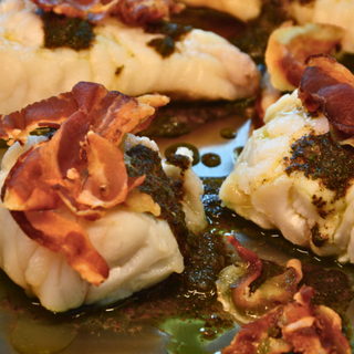 RANA PESCATRICE IN PORCHETTA