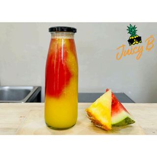 Pineapple and Watermelon Juice Bottle