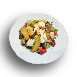 Салат з курячою печінкою та грушею(265грам)