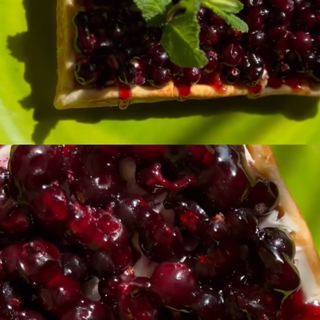 Маскарпоне і смородина