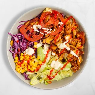 Chicken kebab salata