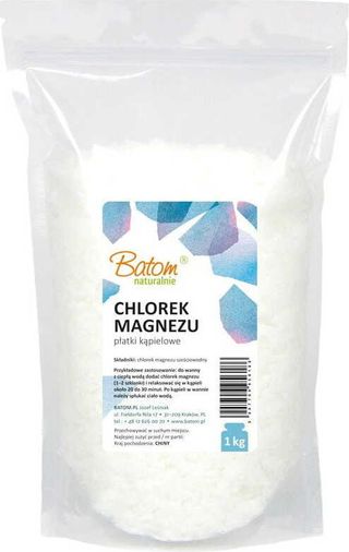 CHLOREK MAGNEZU PŁATKI KĄPIELOWE 1 kg - BATOM
