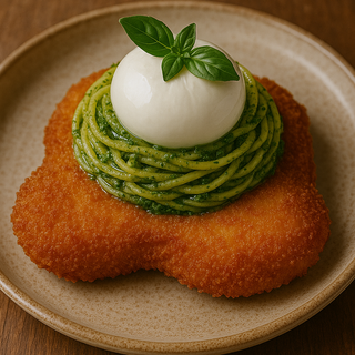 Milanese Con Pesto E Burrata