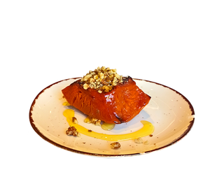 Печена тиква с мед и орехи (200г)